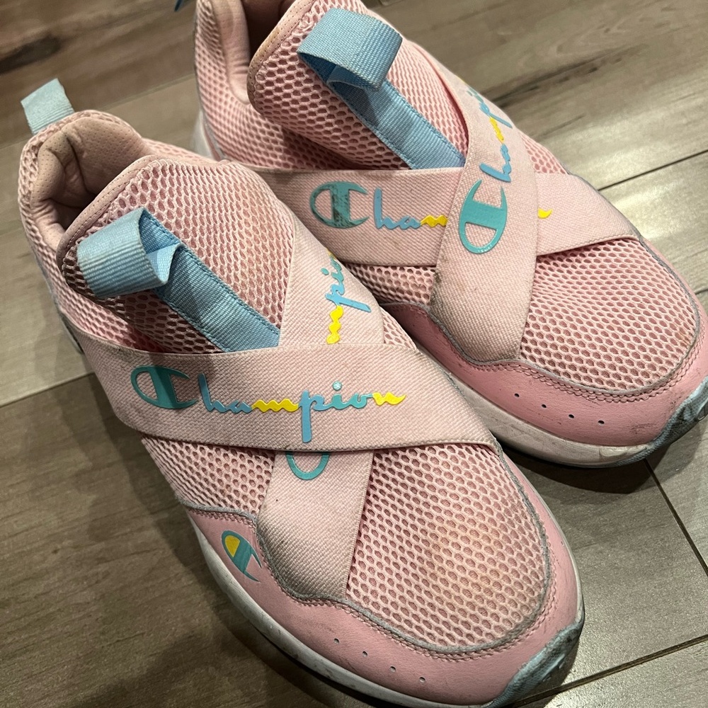 Champion Kids Pink and Blue Sneakers